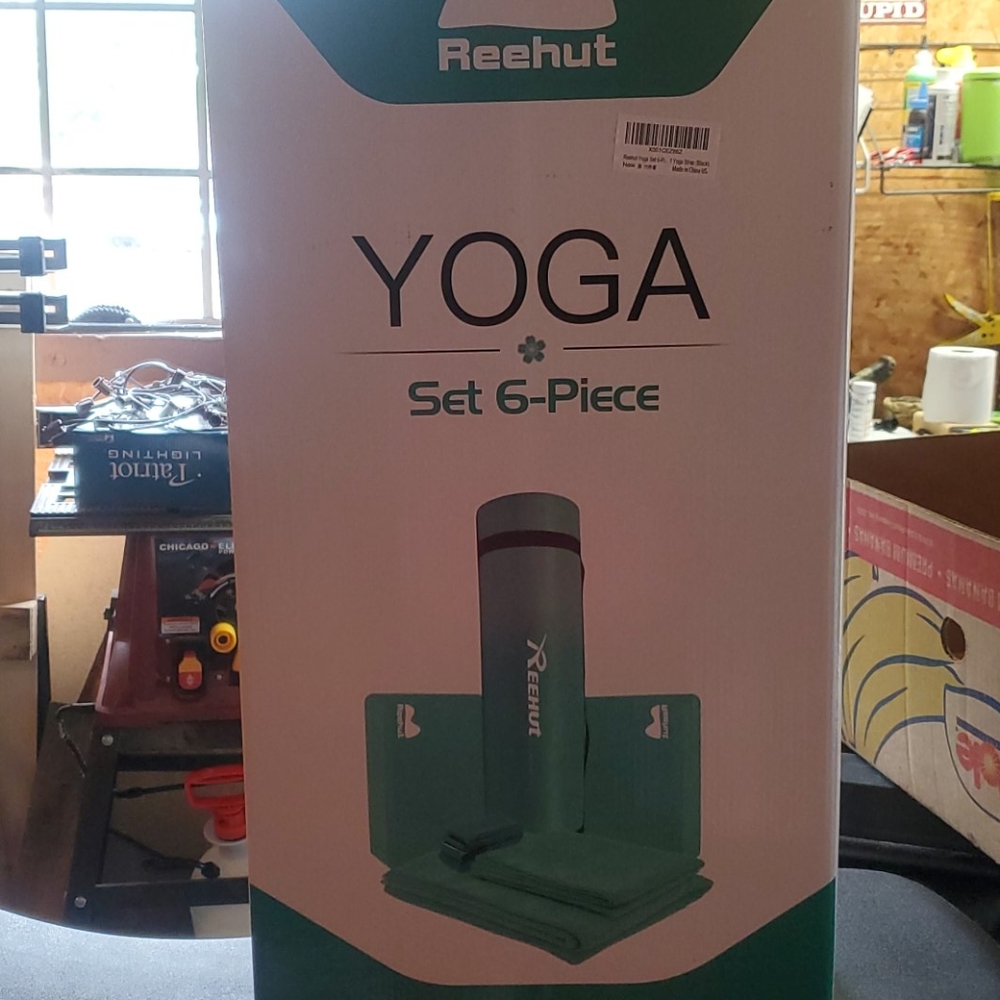 Reehut 6-Piece Yoga Set Black